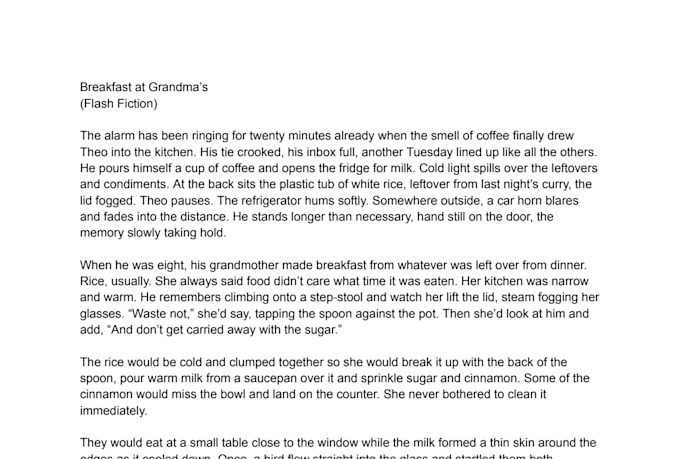 ghostwrite engaging flash fiction and short stories in any genre